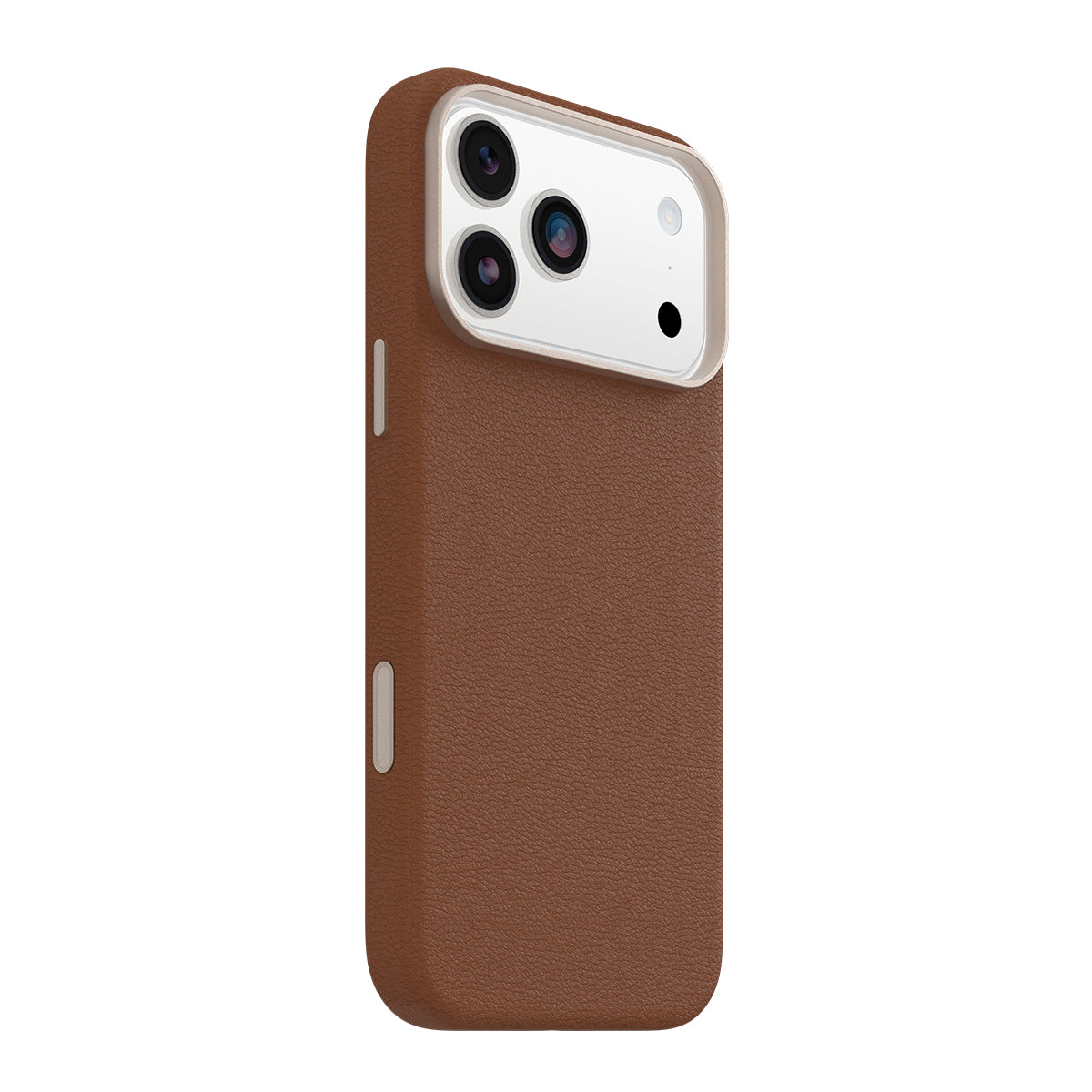OtterBox Symmetry MagSafe Cactus Leather Case with Camera Control - For iPhone 17 Pro Max- Desert Saddle Brown