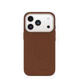 OtterBox Symmetry MagSafe Cactus Leather Case with Camera Control - For iPhone 17 Pro - Desert Saddle Brown