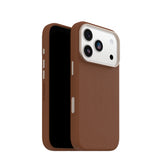 OtterBox Symmetry MagSafe Cactus Leather Case with Camera Control - For iPhone 17 Pro - Desert Saddle Brown