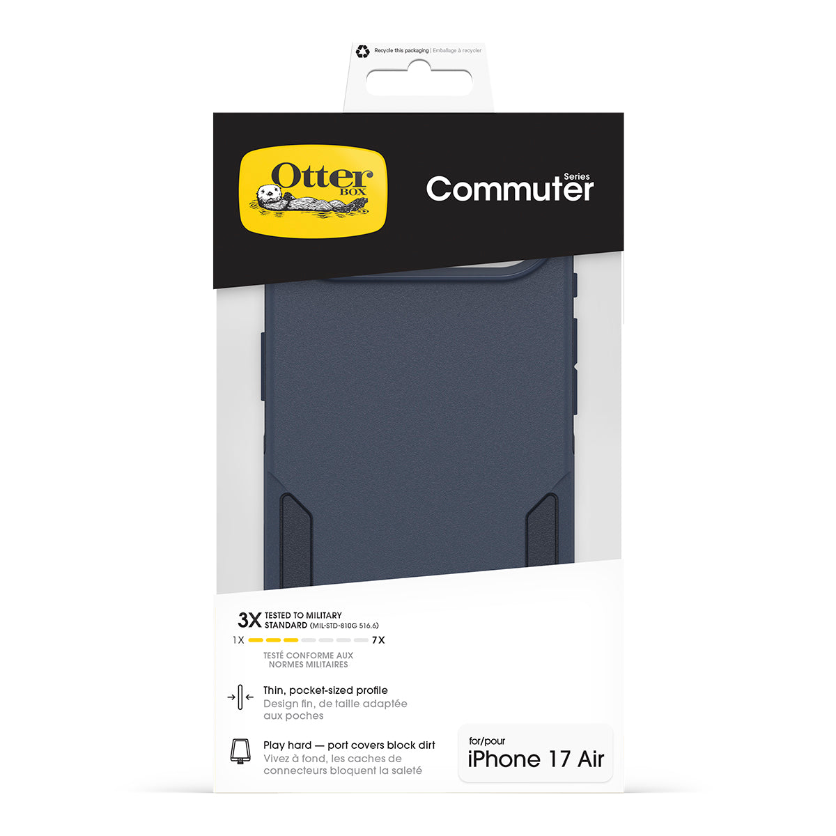 OtterBox Commuter Case with Camera Control - For iPhone Air - Blue
