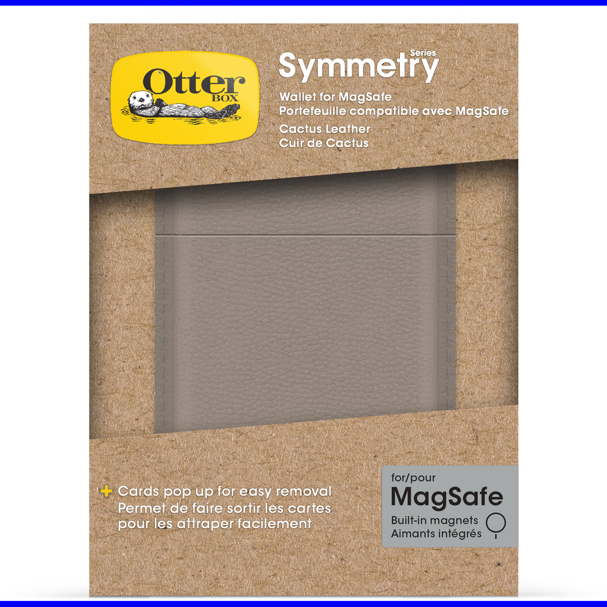 Otterbox Magnetic Cactus Leather Wallet - For any device with Magnets