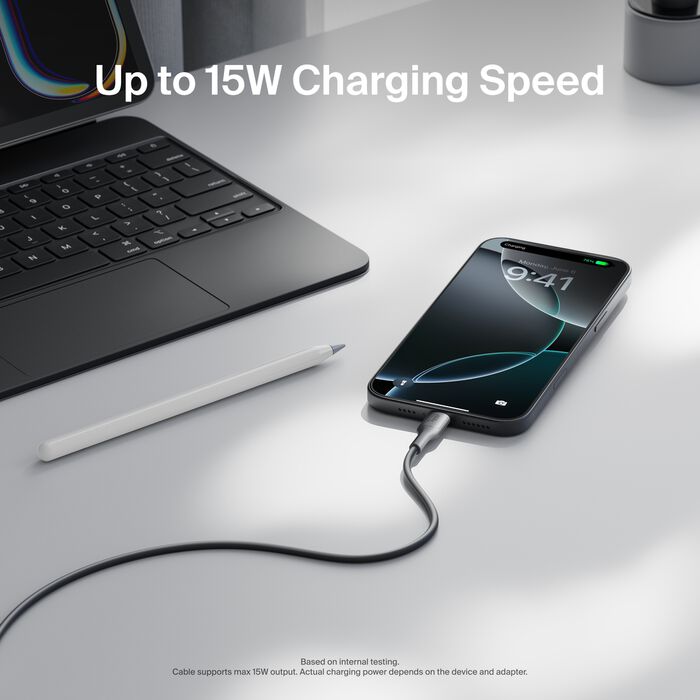 Belkin Boost Charge USB-A to C Cable - 0.15m - Universally compatible - Black