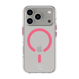 EFM Ibiza Glow In The Dark Case with D3O Zero - For iPhone 17 Pro - Pink