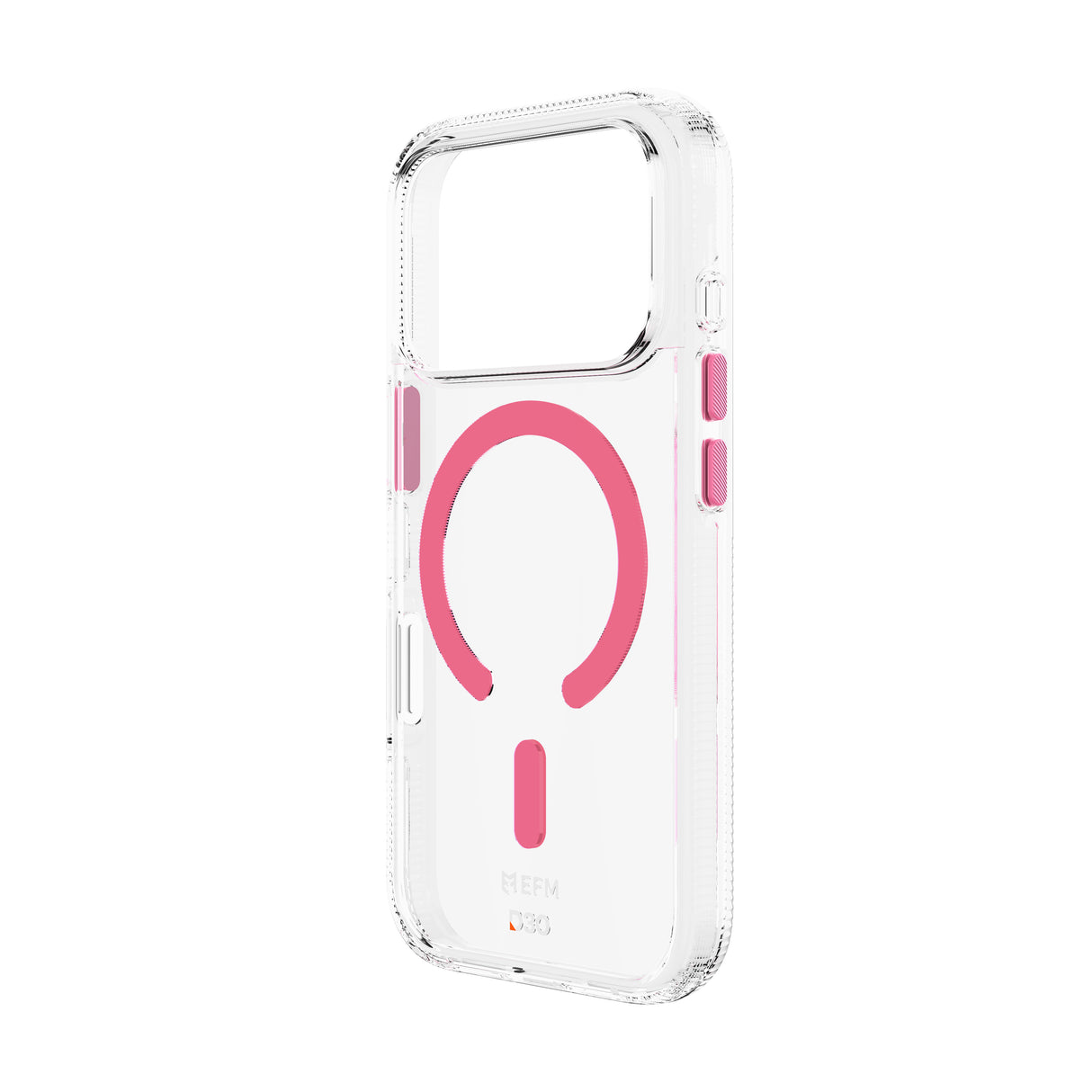 EFM Ibiza Glow In The Dark Case with D3O Zero - For iPhone 17 Pro - Pink