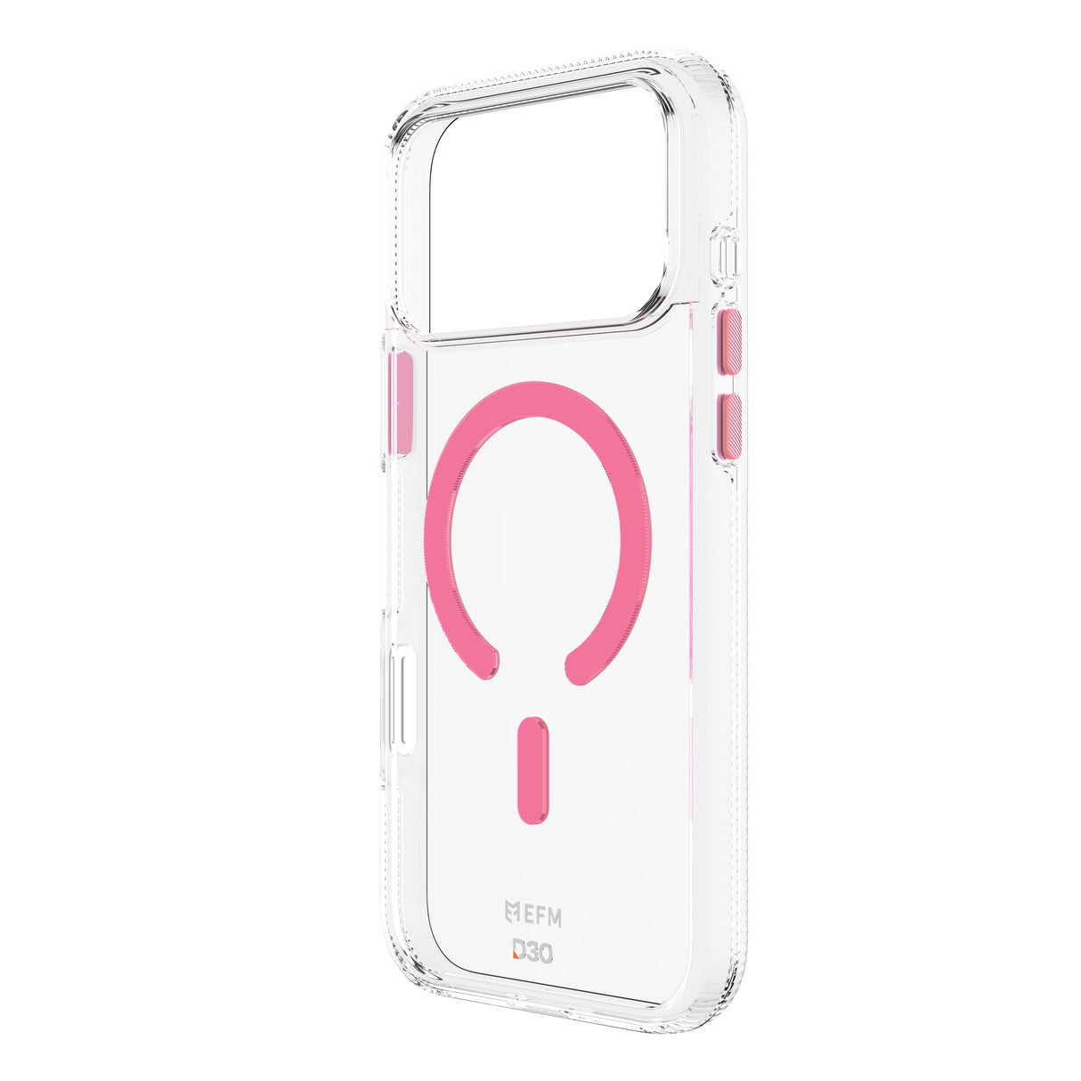 EFM Ibiza Glow In The Dark Case with D3O Zero - For iPhone 17 Pro Max - Pink