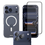 EFM 3-in-1 Case, Screen Armour and Camera Lens Armour Bundle - For iPhone 17 Pro Max