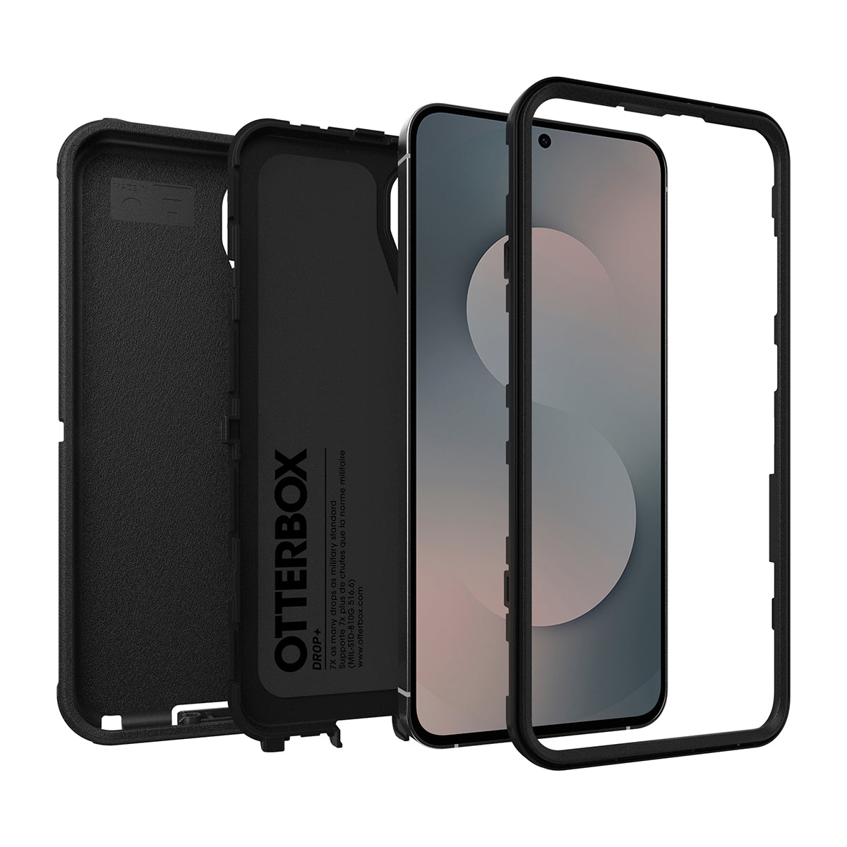 OtterBox Defender Pro Case - For Samsung Galaxy S25 FE - Black