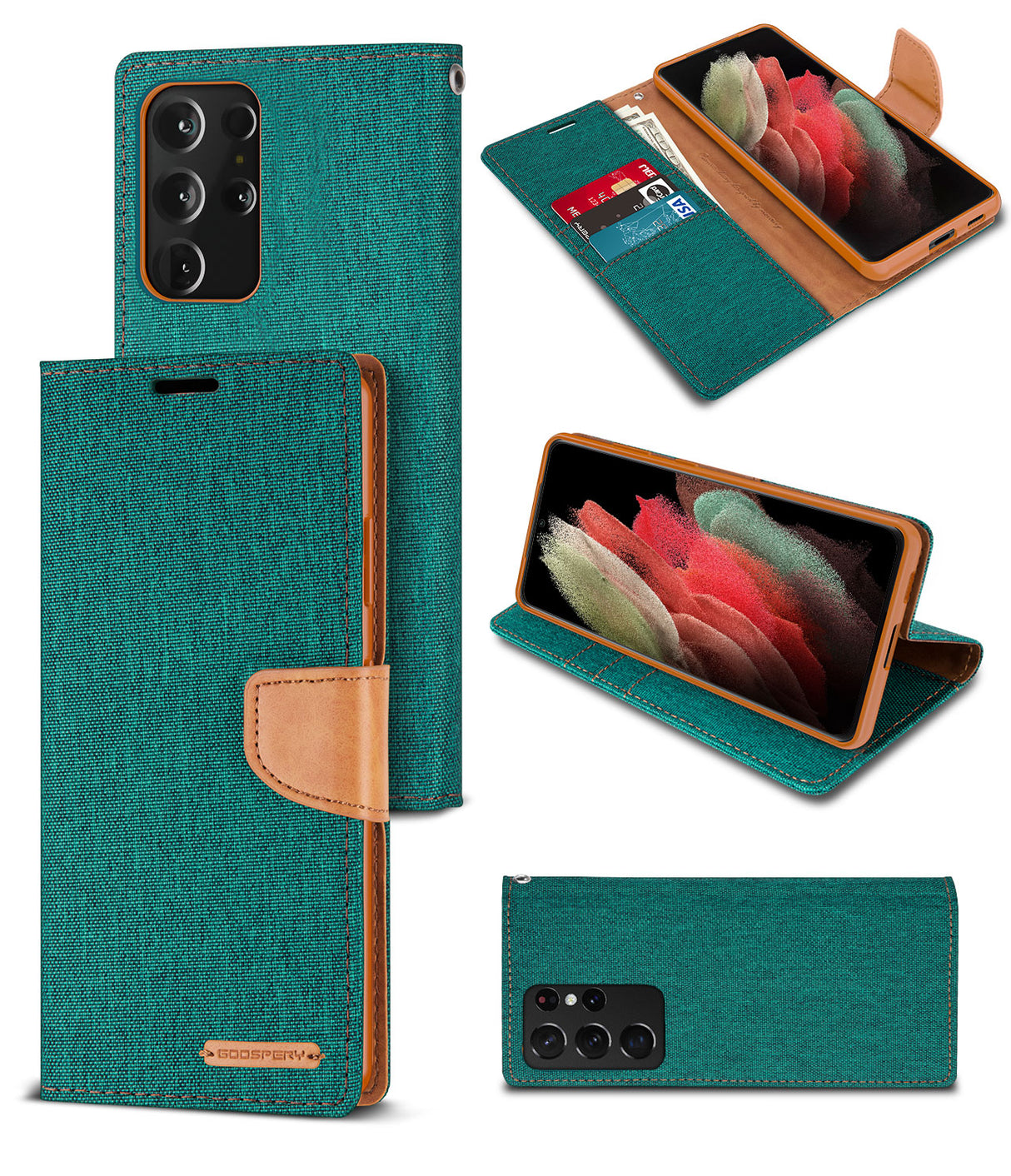 iPhone 13 Pro Max Canvas Diary Case