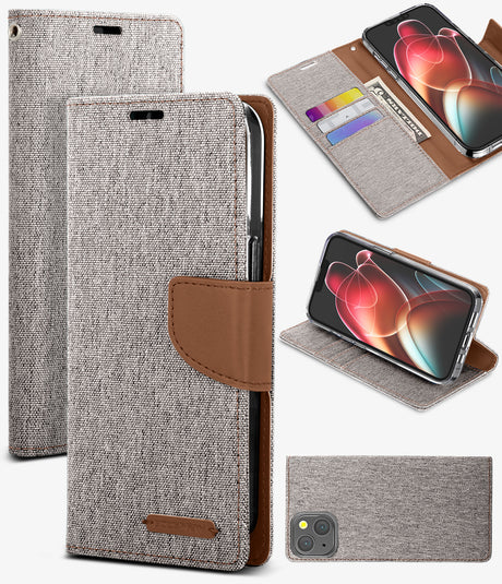 iPhone X Canvas Diary Case