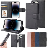 iPhone 15 Plus Hanman Miro 2 in 1 Leather Case