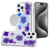 iPhone 13 Star Real Flower Magsafe Case