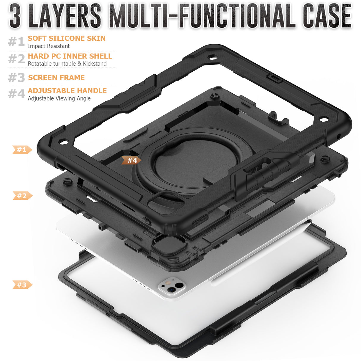 iPad Air 5 Ring Survivor Case