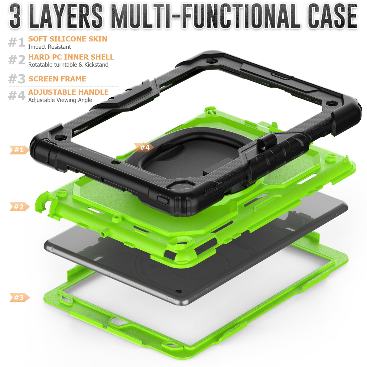 iPad Air 5 Ring Survivor Case
