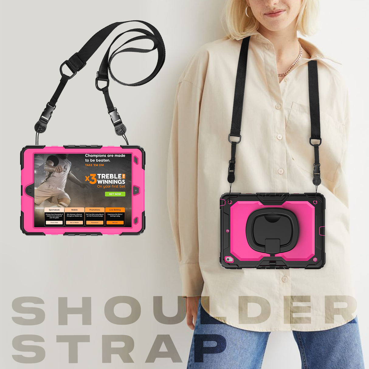 iPad Air 5 Ring Survivor Case