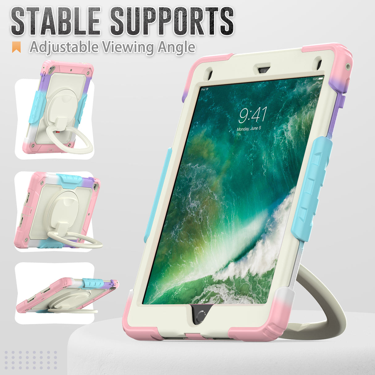 iPad Air 5 Ring Survivor Case