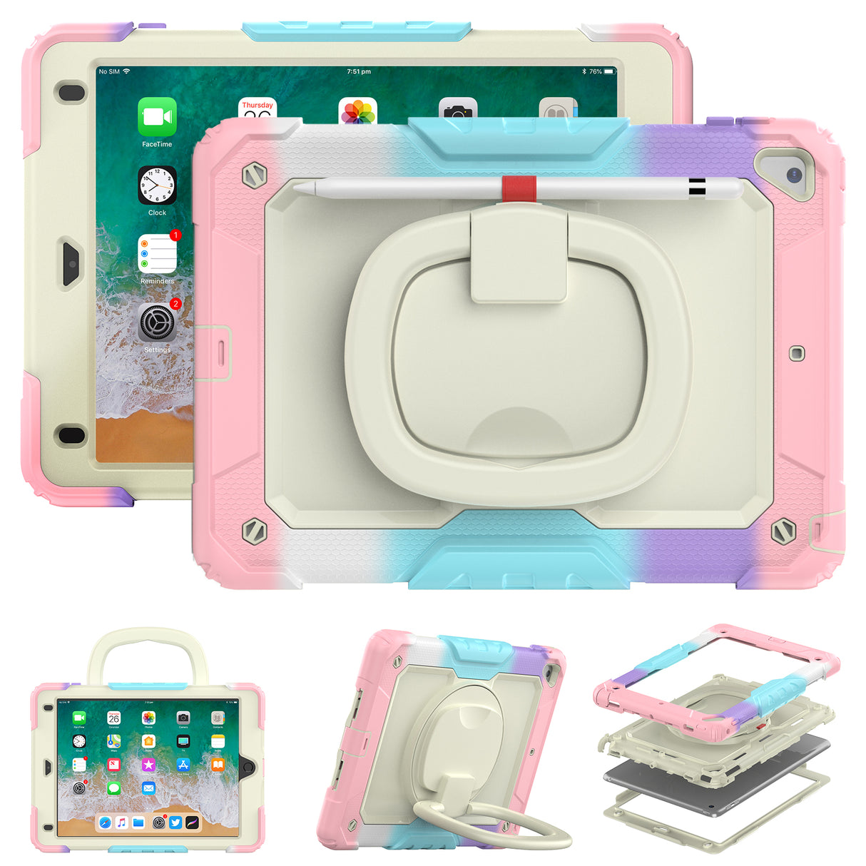 iPad Air 4 Ring Survivor Case