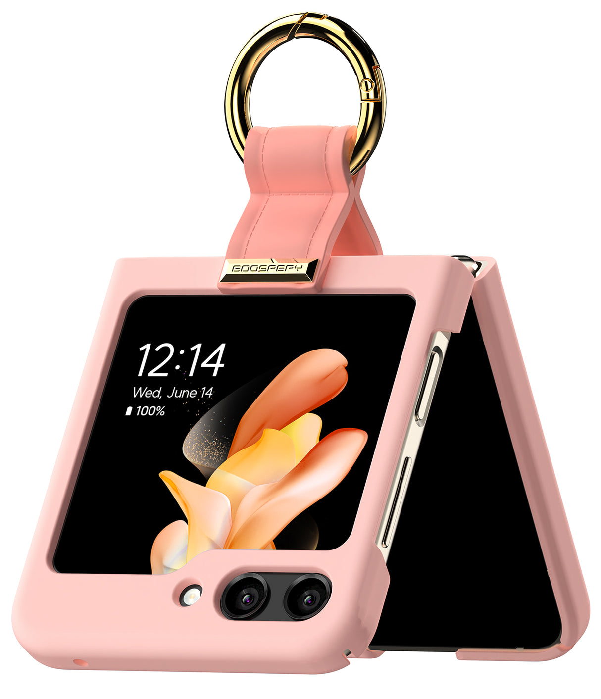 Samsung Galaxy Z Flip 6 Gold Ring Hard Case