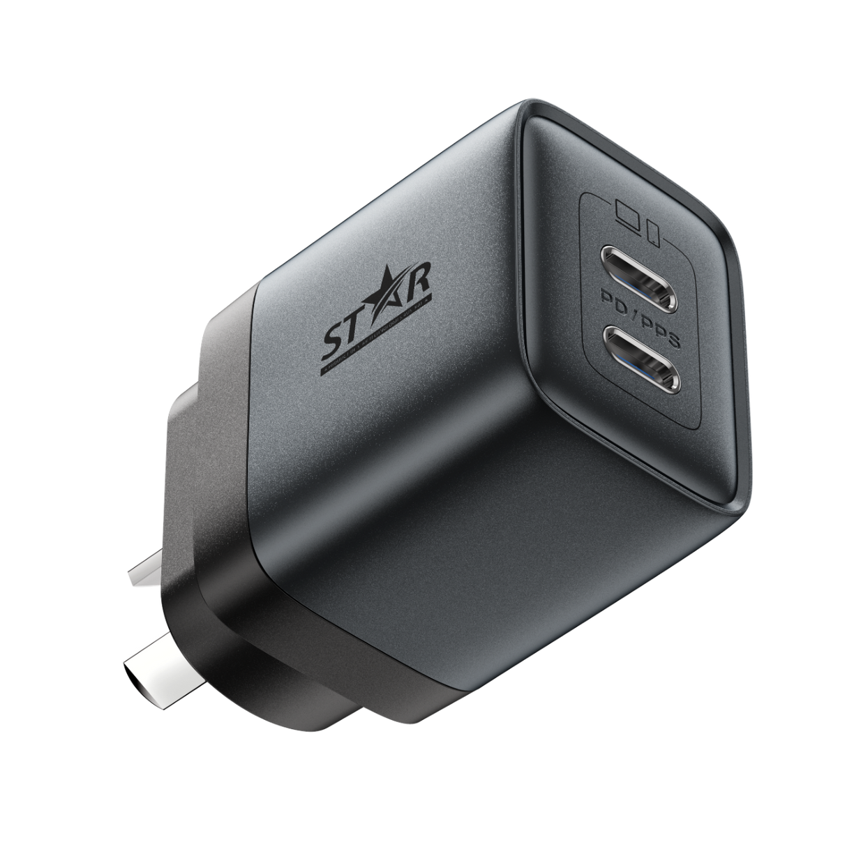 STAR 45W Type-C + Type-C (PD/PPS) Travel Speed Charger