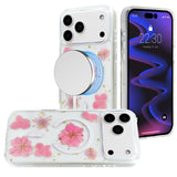 iPhone 17 Pro Max Real Flower Magsafe Case