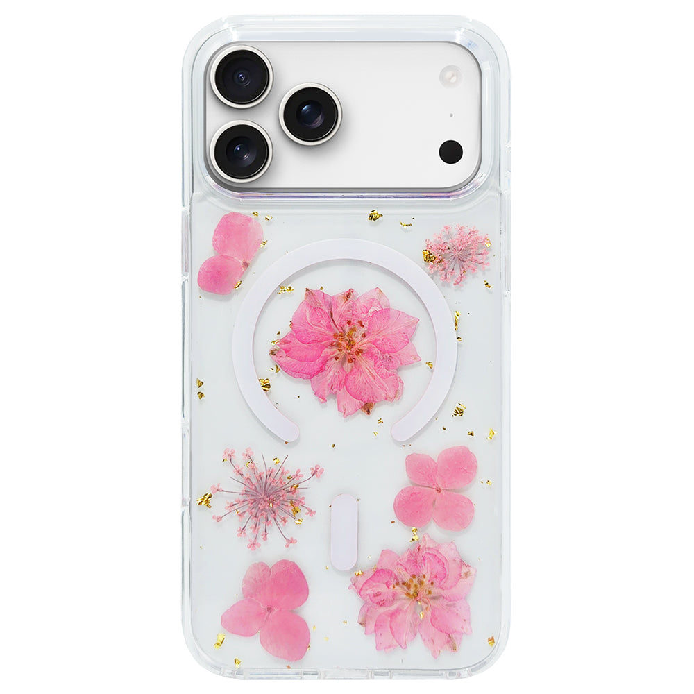iPhone 17 Pro Max Real Flower Magsafe Case